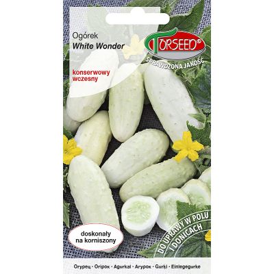 Nasiona Ogórek gruntowy konserwowy White Wonder 1g - Torseed