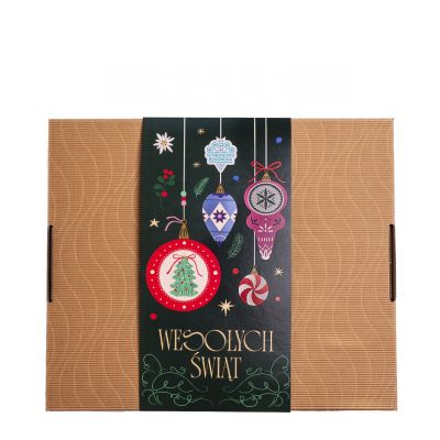 Obwoluta na duże świąteczne pudełko