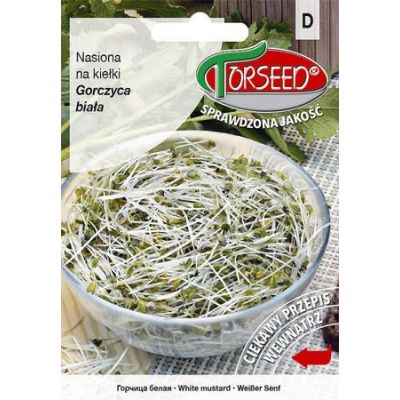 Gorczyca biała, nasiona na kiełki 250g - Torseed