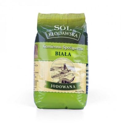 Sól kamienna jodowana 1kg - Kłodawska
