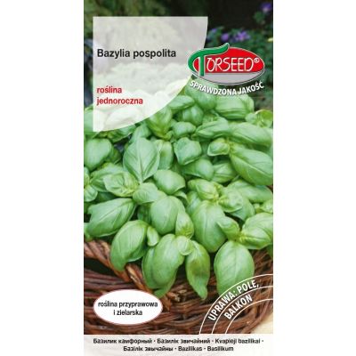 Bazylia zielona, Ocinum basilicum 0,5g - Torseed