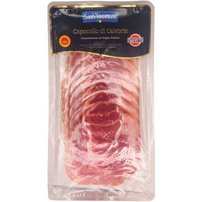 Capocollo di Calabria DOP w plastrach 80g - San Vincenzo