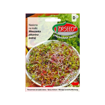 Mieszanka pikantna (ostra) nasiona na kiełki 20g - Torseed