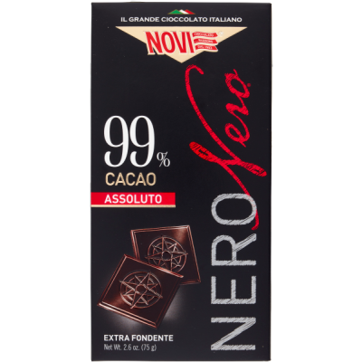 Czekolada gorzka 99% 75g - Novi
