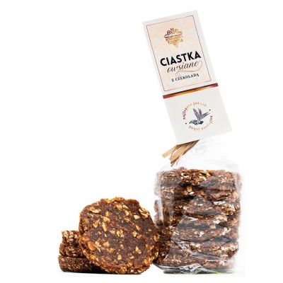 Ciastka owsiane z czekoladą 180g - Schronisko Bukowina
