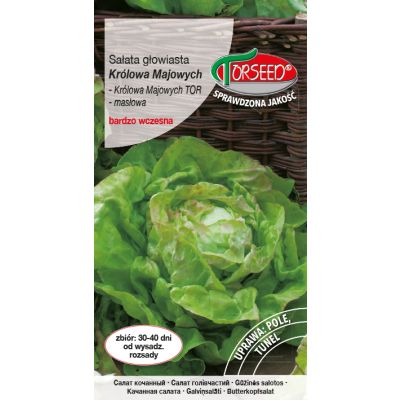 Nasiona Sałata głow.masł.(do upr.w tun.i w polu) Królowa Majowych 2g - Torseed