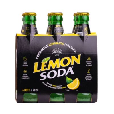 Włoski napój cytrynowy w butelce, Lemon Soda, zgrzewka