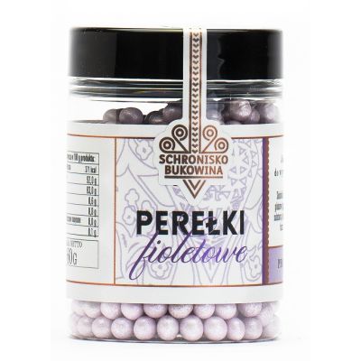 Perełki fioletowe słoiczek 60g - Schronisko Bukowina
