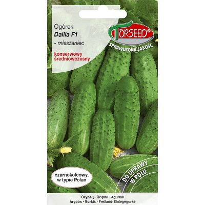 Nasiona Ogórek gruntowy konserwowy Dalila F1- czarnokolcowy 3g - Torseed