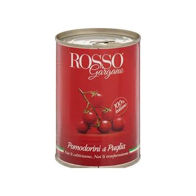 Pomidory koktajlowe di Puglia 400g - Rosso Gargano, opakowanie zgniecione