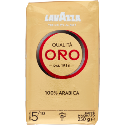 Kawa mielona Lavazza Qualita ORO 250g - Lavazza, opakowanie zgniecione