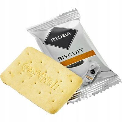 Ciasteczka z polewą kawową (Cafe Noir) 1,2kg - Rioba 150 sztuk