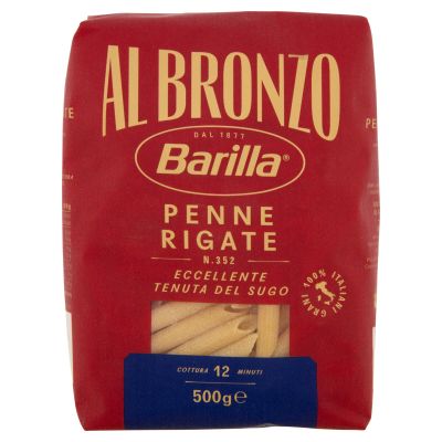 Makaron Penne Rigate Al Bronzo n. 352 500g - Barilla