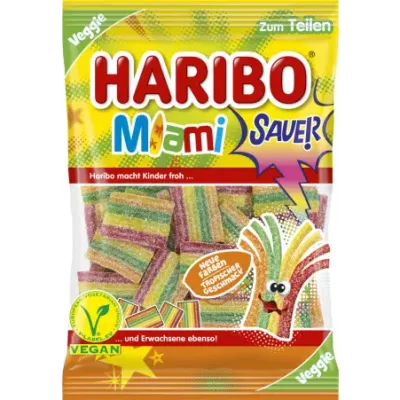 Żelki Miami Sauer kwaśne 100g - Haribo