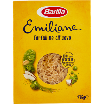 Makaron jajeczny Emiliane Farfalline uovo 275g - Barilla