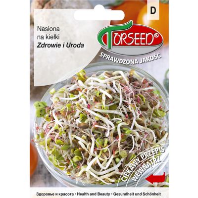 Mieszanka zdrowie i uroda, nasiona na kiełki 15g - Torseed