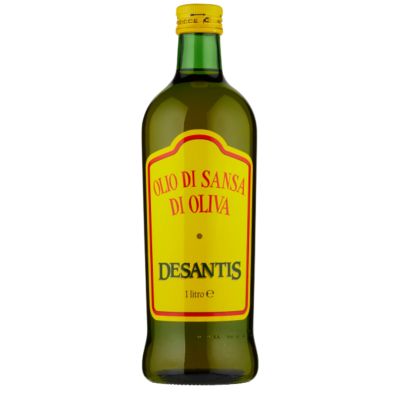 Oliwa do smażenia rafinowana Sansa 1l - Desantis, Uszkodzone opakowanie