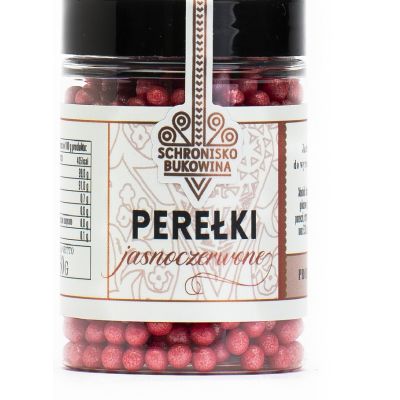 Perełki jasnoczerwone 60g - Schronisko Bukowina