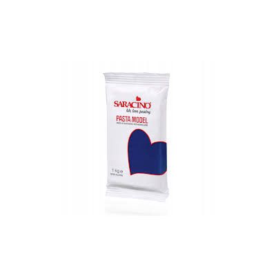 Masa cukrowa do modelowania granatowy - Navy Blue model paste 1kg - Saracino