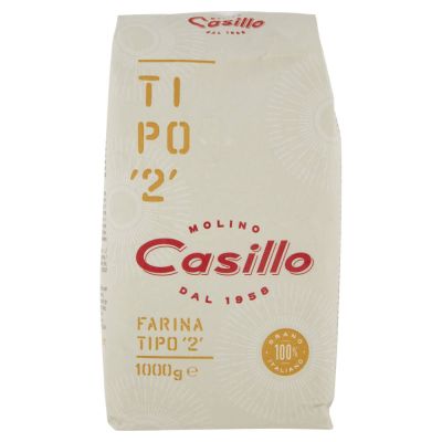 Mąka tipo 2 1kg - Casillo Molino, Uszkodzone opakowanie, bez ubytku