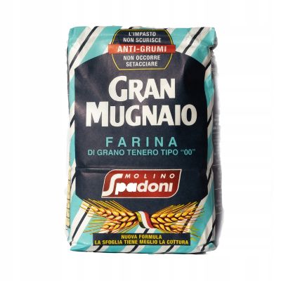 Mąka Farina di grano Tenero typ 00 1kg - Gran Mugnaio, Uszkodzone opakowanie, ubytek 0.01kg