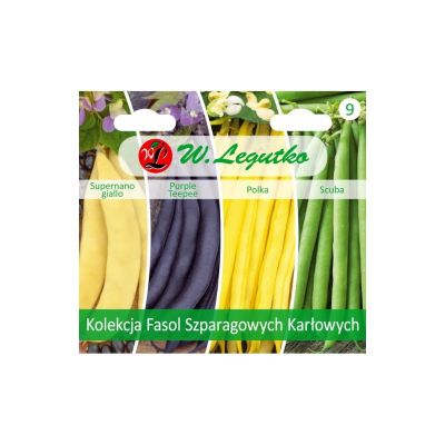 Nasiona Kolekcja Fasol Szparagowych Karłowatych - W.Legutko