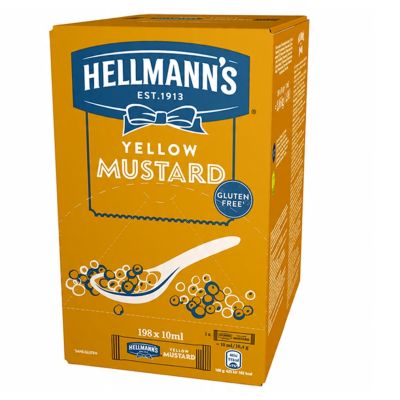 Musztarda w saszetkach monoporcje 10ml x198 szt. - Hellmann's