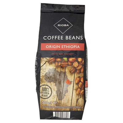 Kawa ziarnista Origin Ethiopia 500g - Rioba