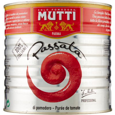 Passata Di pomodoro 2,5kg - Mutti, opakowanie zgniecione