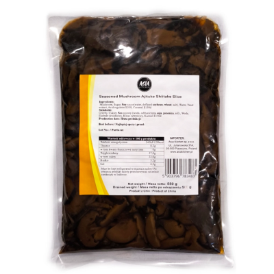 Grzyby marynowane Shiitake 500g - Asia Kitchen