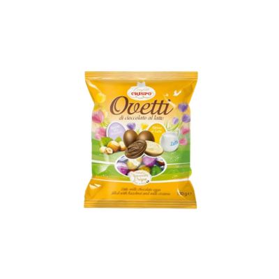 Jajeczka czekoladowe waniliowe ovetti di cioccolate al latte 130g - Crispo