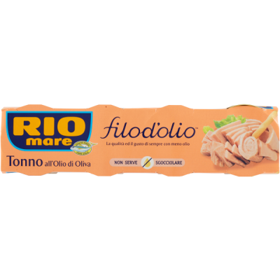 Filetti Tuńczyka w Oliwie z Oliwek 4x65g - Rio Mare