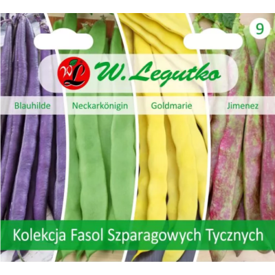 Nasiona Kolekcja Fasol Szparagowych Tycznych - W.Legutko