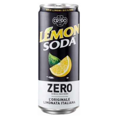 Napój gazowany Lemon Soda Zero 330ml - Fondi Di Crodo, opakowanie zgniecione