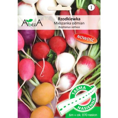 Nasiona Rzodkiewka mieszanka odmian TAŚMA 10g - Torseed