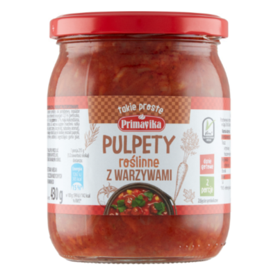 Pulpety roślinne z warzywami 450g - Primavika
