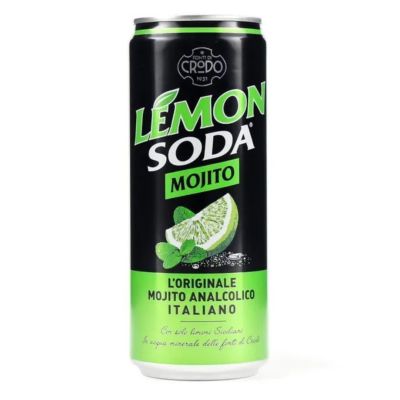 Napój gazowany Lemon Soda Mojito 330ml - Fondi Di Crodo, opakowanie zgniecione