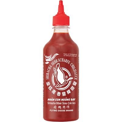 Sos chili Sriracha bardzo ostry (chilli 70%) 455ml - Flying Goose