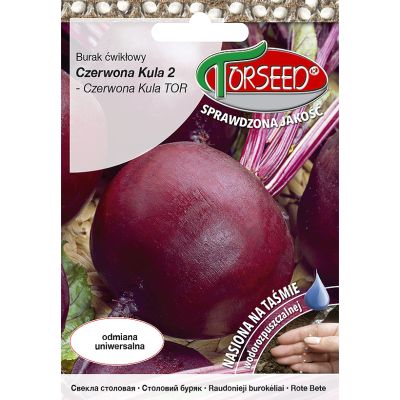 Nasiona Burak ćwikłowy Czerwona Kula 2 TAŚMA 100szt - Torseed