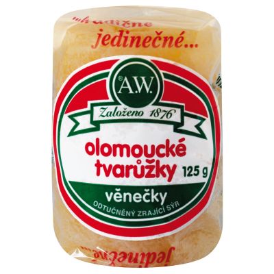 Prawdziwe serki Ołomunieckie wianuszki 125g - A.W.