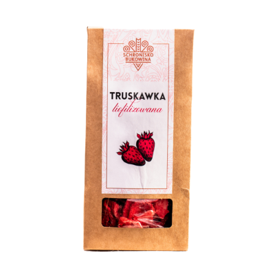 Truskawki liofilizowane 40g - Schronisko Bukowina