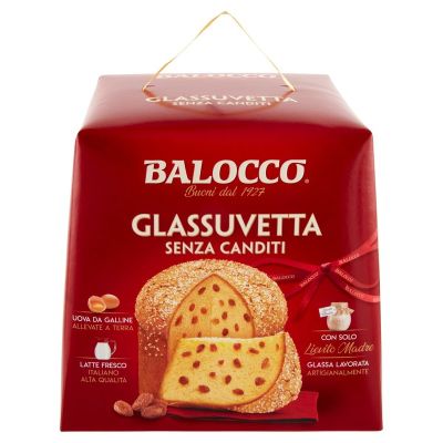 Babka Panettone Glassuvetta Canditi 750g - Balocco, Uszkodzone opakowanie, bez ubytku