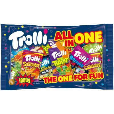 Żelki mix smaków i form All in One 1kg - Trolli