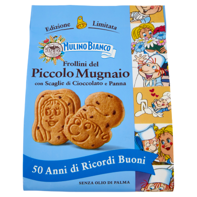 Kruche ciastka z kawałkami czekolady Piccolo Mugnaio 300g - Mulino Bianco
