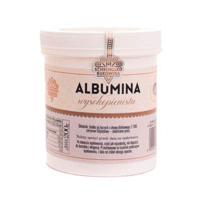Albumina wysokopienista 200g- Schronisko Bukowina