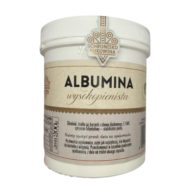 Albumina wysokopienista 200g- Schronisko Bukowina