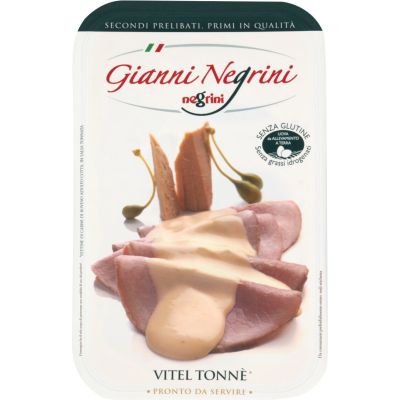 Cielęcia w plastrach w sosie z tuńczyka 170g - Gianni Negrini