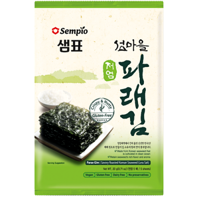 Przekąska koreańska Nori less salt 5g - Sempio, promocja