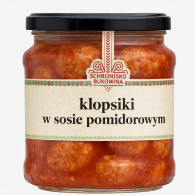 Klopsiki w sosie pomidorowym  400 g Schronisko Bukowina