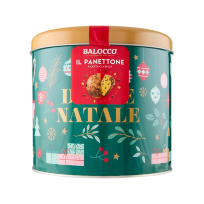 Włoska babka Panettone w puszce - Happy New Year